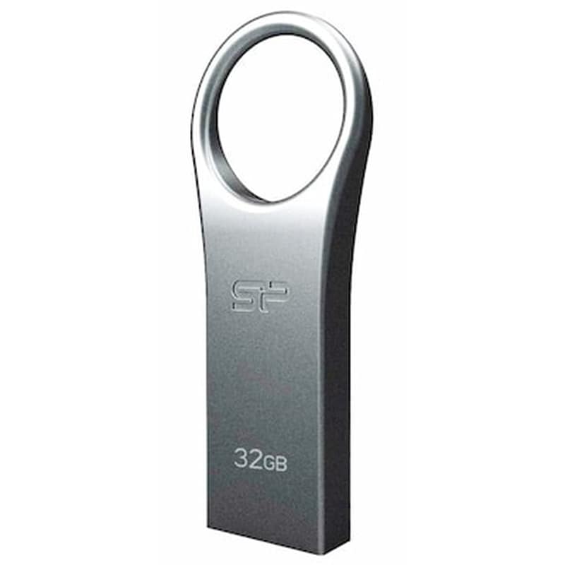 SILICON POWER Silicon Power Firma F80 32GB USB 2.0 Stick Ασημί