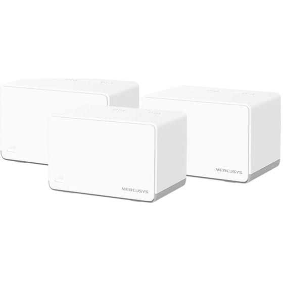 Mercusys Halo H70X v1 WiFi Mesh Network Access Point Wi‑Fi 6 Dual Band (2.4 & 5GHz) σε Τριπλό Kit - Λευκό image 2