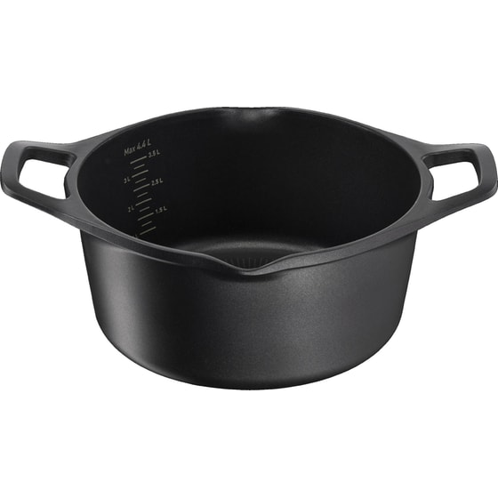 Κατσαρόλα Βαθιά TEFAL E2494644 από Χυτό Αλουμίνιο 24 cm Μαύρο image 1