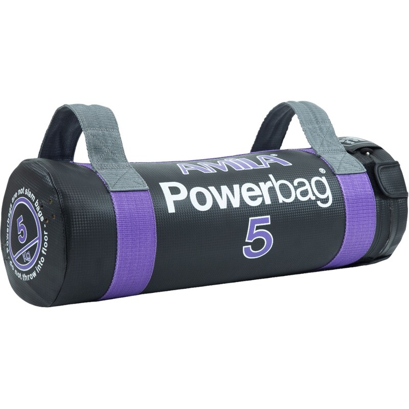 Power Bag 5kg Amila 37320 από Ενισχυμένο Νάιλον με Άμμο - Μωβ/Μαύρο