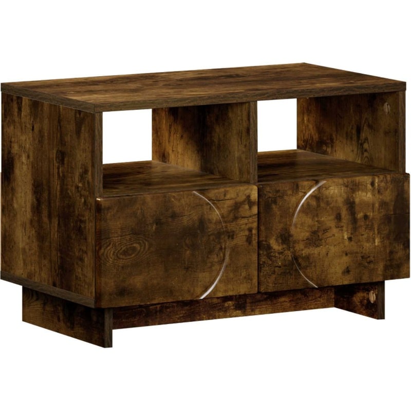Βάση Τηλεόρασης VidaXL 60x34.5x40 cm - Καπνισμένο Ξύλο Δρυός