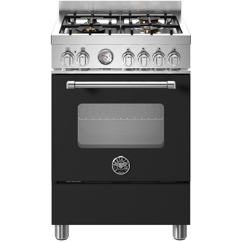 BERTAZZONI MAS64L1ENET 58 Lt Μαύρο Μεικτή Κουζίνα Αερίου