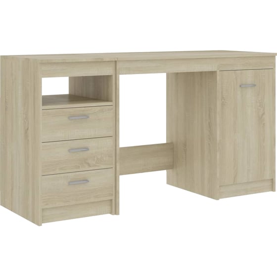 Γραφείο Μελέτης VidaXL από Μοριοσανίδα 140x50x76cm - Μπεζ image 0