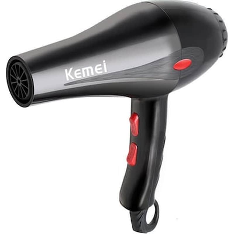 KEMEI Σεσουάρ Μαλλιών KEMEI KM8860 1800 W Μαύρο