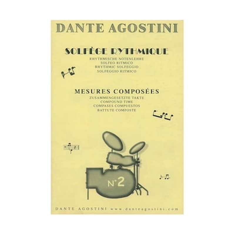DANTE AGOSTINI Βιβλίο Ρυθμικής Αγωγής Dante Agostini Solfege Rythmique, Vol.2