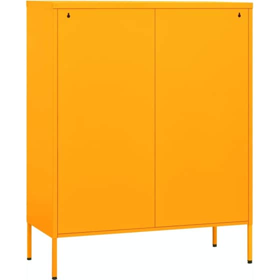 Ντουλάπι Γραφείου VidaXL από Ατσάλι 80x35x101.5 cm - Κίτρινο image 4