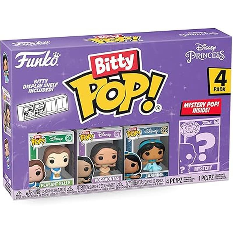 FUNKO Funko Bitty Pop! - Disney - Belle/Pocahontas/Jasmine 3-pack