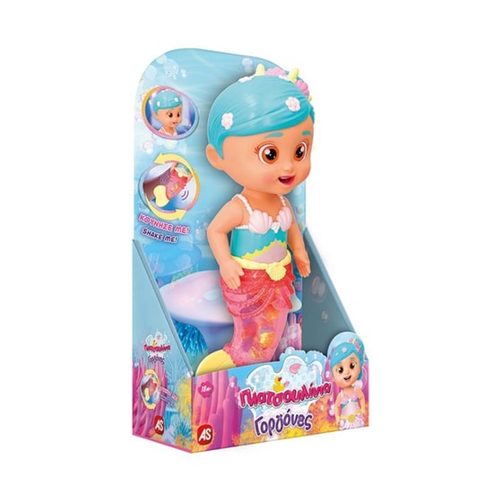 Πλατσουλίνια Shimmer Mermaids Κούκλα Μπάνιου image 6