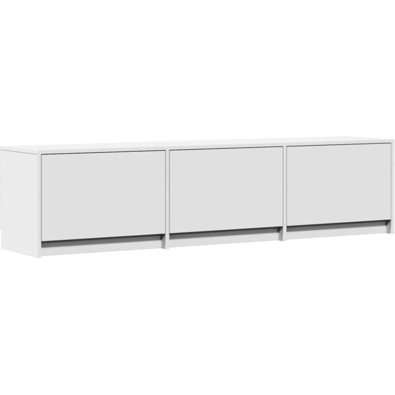 Έπιπλο Τηλεόρασης VidaXL με LED 165 x 34 x 40 cm - Λευκό