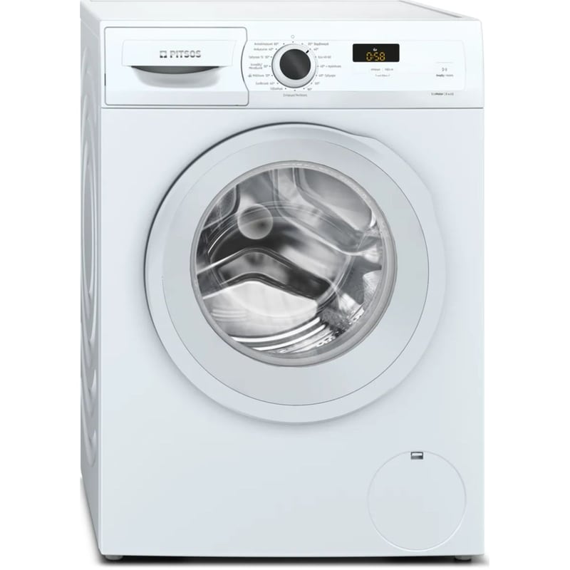 PITSOS PITSOS WF4J06M8 8 kg 1.400 Στροφές Λευκό Πλυντήριο Ρούχων
