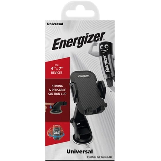 Βάση Στήριξης Αεραγωγού Αυτοκινήτου Energizer Cka 4-7" Μαύρο image 0