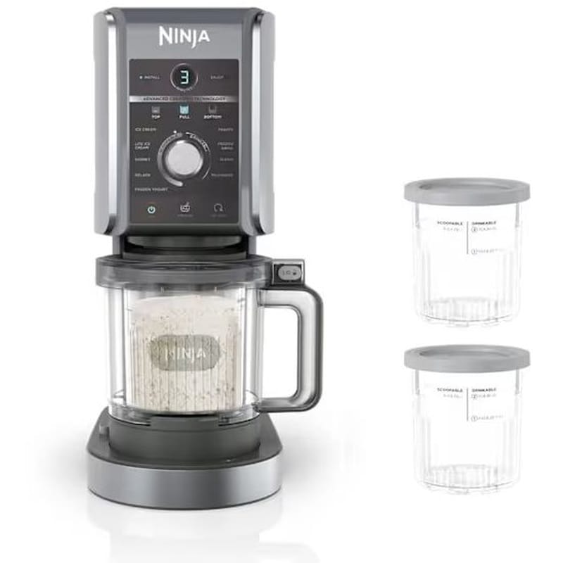 Παγωτομηχανή NINJA NC502EU CREAMI 2 x 706 ML 800 W Γκρι