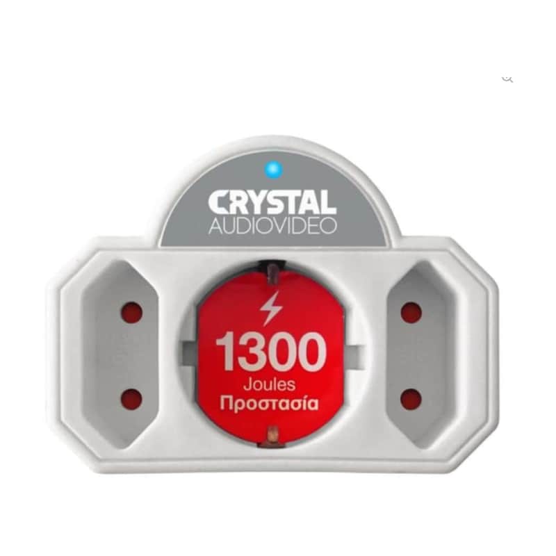 CRYSTAL AUDIO Ταφ Ασφαλείας Crystal Audio CP21 3 Θέσεων - Λευκό