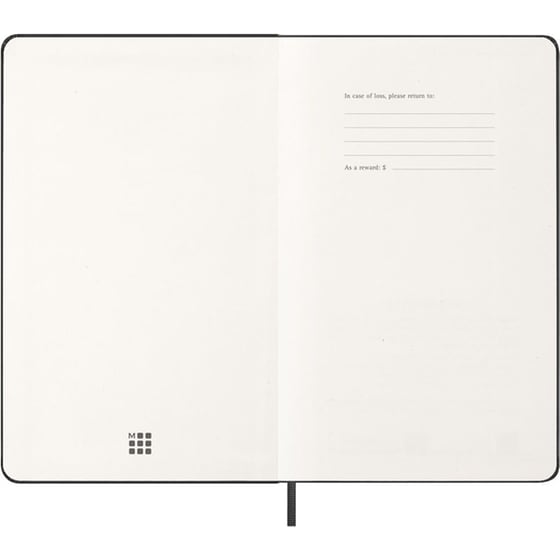Ημερολόγιο Ημερήσιο 2027 Moleskine 12M L Hardcover Μαύρο image 2