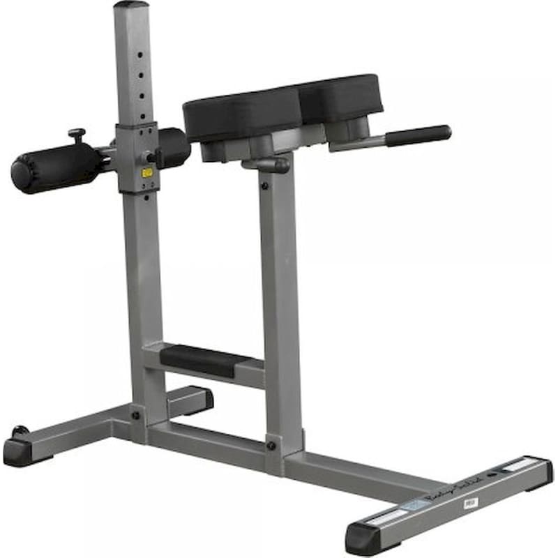 BODY-SOLID Ραχιαίων Πάγκος Γυμναστικής Body-Solid Back Hyperextension GRCH322 114x66x109cm - Γκρι/ Μαύρο