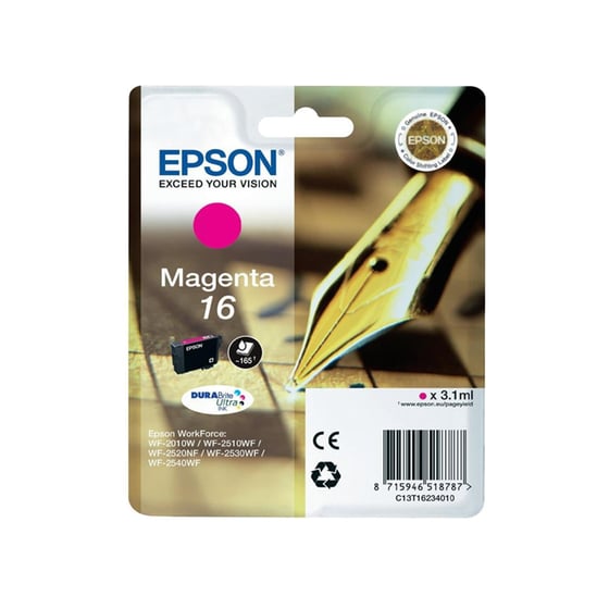 Epson 16 Ματζέντα Μελάνι Εκτυπωτή C13T16234010 image 0