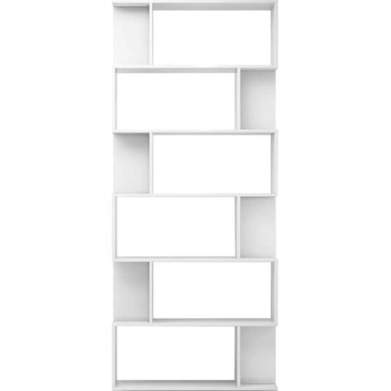 Βιβλιοθήκη VidaXL από Μοριοσανίδα 80x24x192 cm - Λευκό image 4