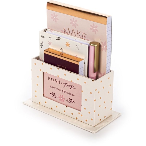 Desk Organizer Posh+Pop Rose Gold image 2