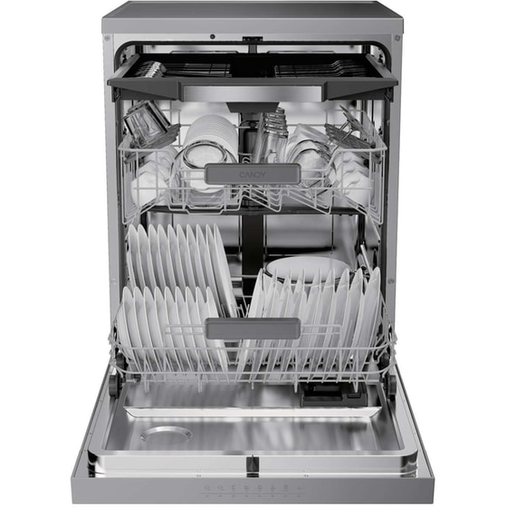 CANDY CF 4C5F1X για 14 Σερβίτσια Ασημί Πλυντήριο Πιάτων image 5