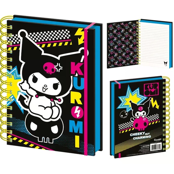 Τετράδιο Σπιράλ Blue Sky Studios A5 Punk Vibes Kuromi image 2