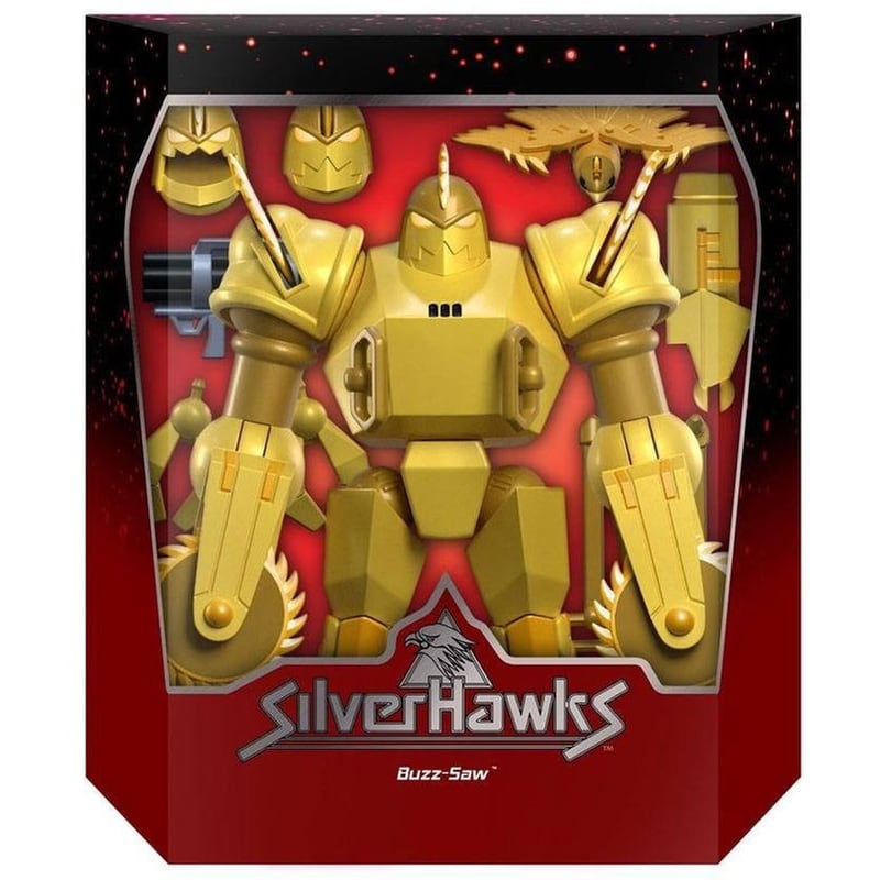 SUPER7 Φιγούρα SUPER7 Silverhawks Buzz-saw 20 cm