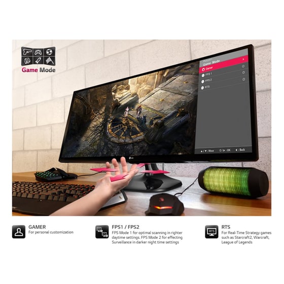 Οθόνη υπολογιστή 25" LG 25UM57-P Ultra Wide 2K IPS image 5