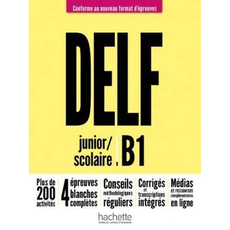 DELF junior/scolaire B1 + audio en téléchargement Nouveau format dépreuves