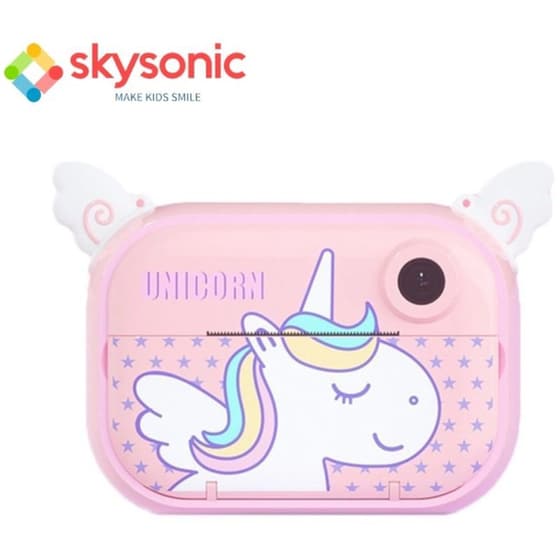 Skysonic Instant Παιδική Φωτογραφική Κάμερα - Ροζ Μονοκεράκι image 0