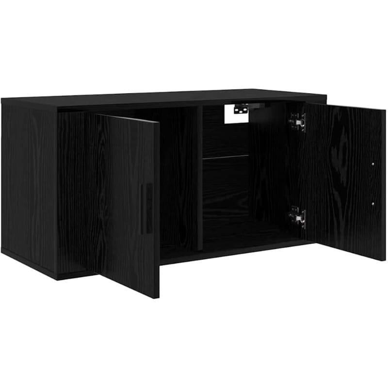 Έπιπλο Τηλεόρασης VidaXL Επιτοίχιο 80 x 34,5 x 40 cm - Μαύρη Δρυς