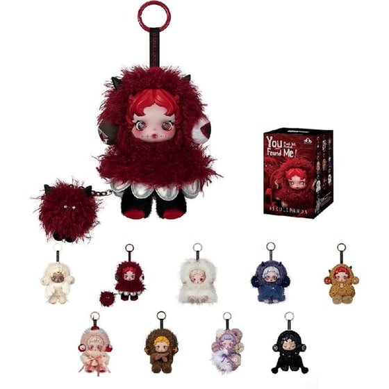 Μπρελόκ Pop Mart Dimoo Skullpanda You Found Me! Series Blind Box image 1