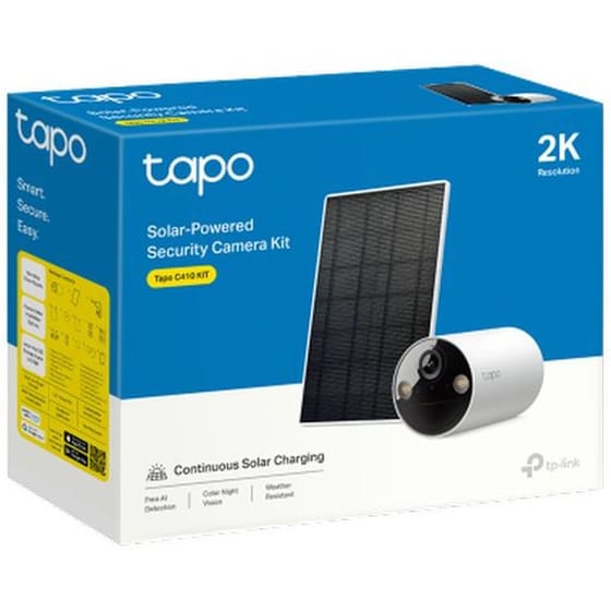 Ασύρματη IP Camera TP-LINK Tapo C410 KIT 2K Bullet με Ηλιακό πάνελ image 3