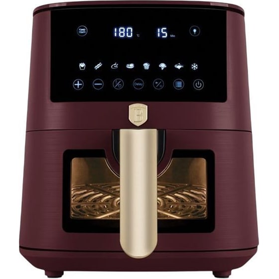 BERLINGER HAUS BH-9489 με Αποσπώμενο Κάδο 1400 W 5 L Κόκκινο Φριτέζα Αέρος image 0