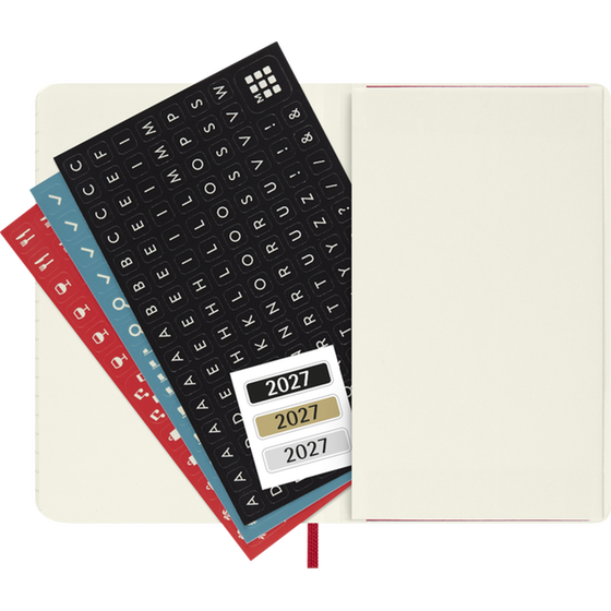 Ημερολόγιο Ημερήσιο 2027 Moleskine 12M Pocket Soft Cover Κόκκινο image 4