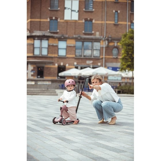 Παιδικό Πατίνι Τρίτροχο Πολυμορφικό 3 σε 1 Scoot & Ride Highwaykick 1 Push and Go με Λαβή Γονέα - Wildberry image 9