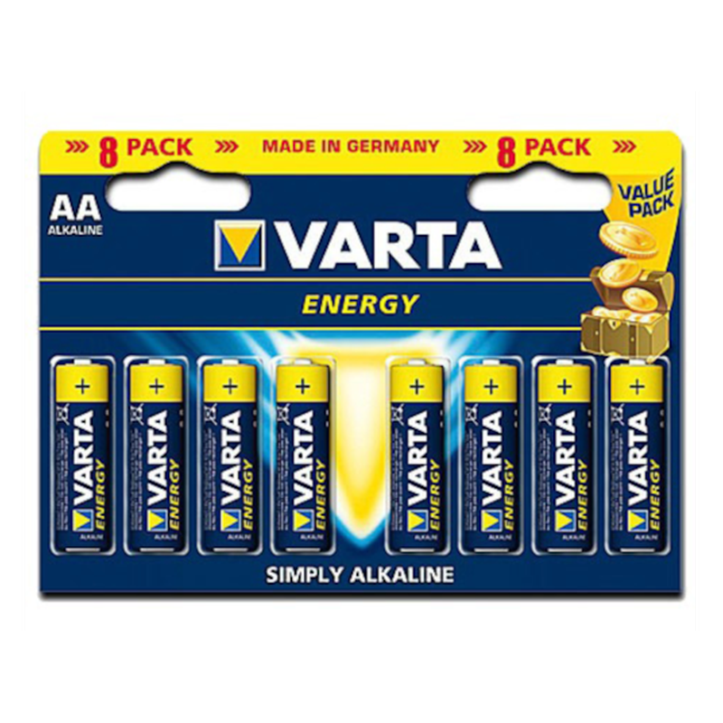 VARTA Varta Αλκαλικές Μπαταρίες AA 1.5V 8τμχ