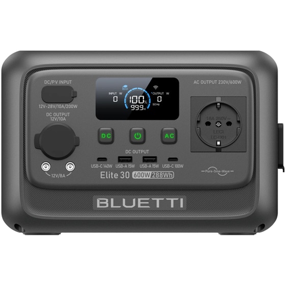 Bluetti Power Station Elite 30 V2 - Μαύρο image 3