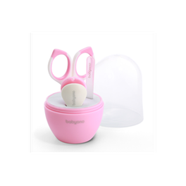Babyono Nail Care Set, Σετ Περιποίησης Νυχιών Για Το Μωρό, Χρώμα Ρόζ 398, 1σετ.