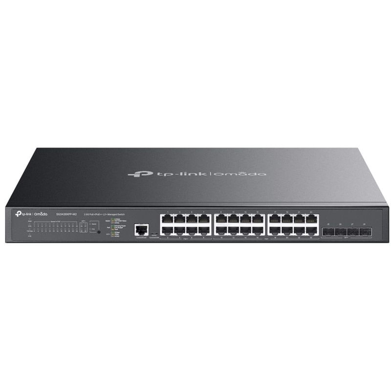 TP-Link SG3428XPP-M2 Network Switch Managed L2/L2+ Gigabit Ethernet (1000 Mbps) 24-Port PoE Support