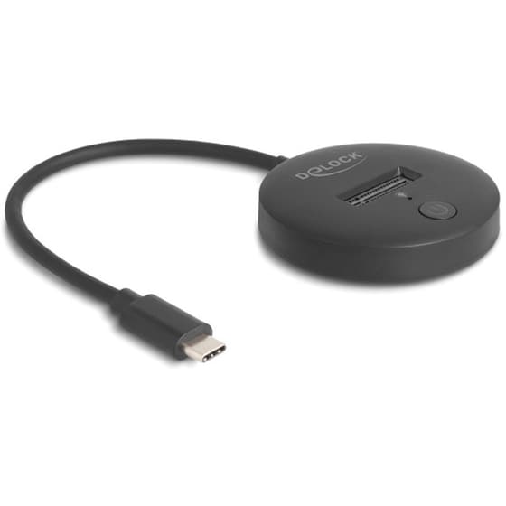 Docking Station Delock  64254 για M.2 NVMe/SATA SSD 10Gbps - Μαύρο image 0