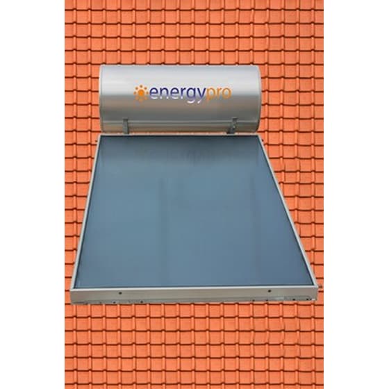 Ηλιακός Θερμοσίφωνας 200lt/2.5m² Glass/ral Επιλεκτικός Τιτανίου Κεραμοσκεπής image 0