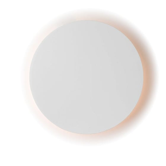 Απλίκα Τοίχου Led Aca Eclipse Zm1705ledww Ξύλινη 14x3.8x14 cm - Λευκή image 0