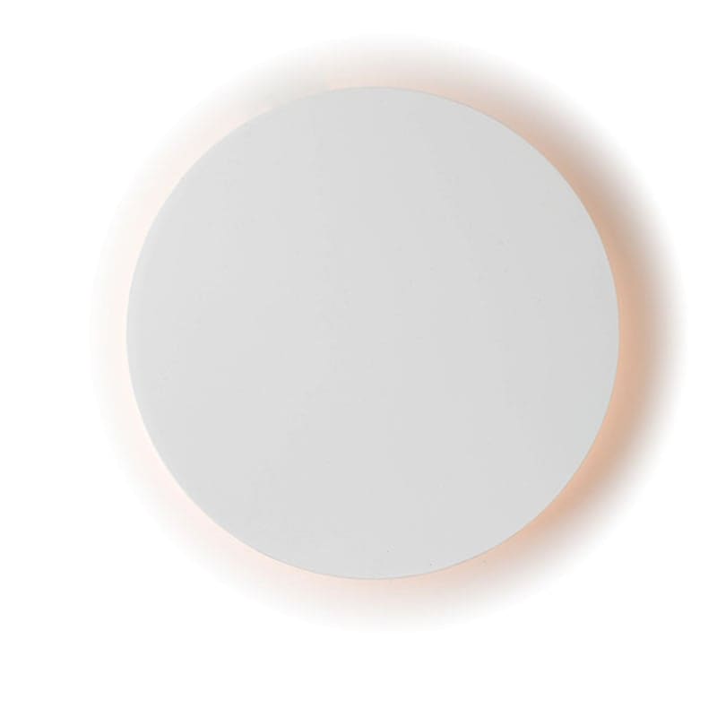 ACA DECOR Απλίκα Τοίχου Led Aca Eclipse Zm1705ledww Ξύλινη 14x3.8x14 cm - Λευκή