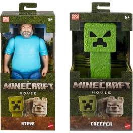 Φιγούρες Minecraft Movie Μεγάλες - Steve & Creeper 2 Τμχ Τυχαία Επιλογή Σχεδίου