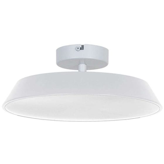 Φωτιστικό Πλαφονιέρα Viokef Flat 4296900 από Πλαστικό/Ατσάλι - Λευκό image 0