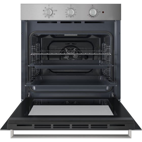 INDESIT IO K38H X 71 Lt Inox Εντοιχιζόμενος Φούρνος Άνω Πάγκου image 1