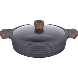 Κατσαρολάκι Ρηχό RESTO Shallow-93506 από Χυτό Αλουμίνιο 28 cm 4.4 L Μαύρο