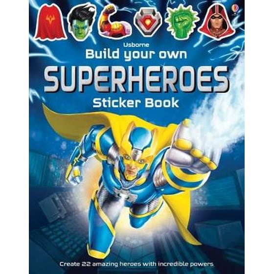 Build Your Own Superheroes Sticker Book image 0