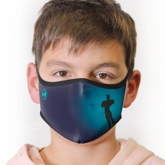 Επαναχρησιμοποιούμενη Παιδική Μάσκα Windflap Super Hero 10-12 Ετών image 0