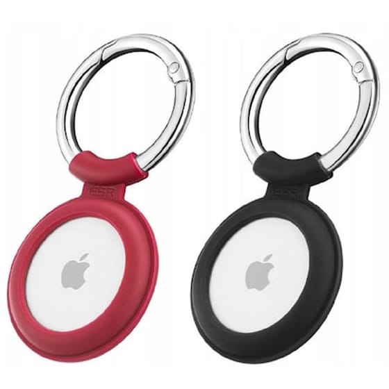 Θήκη Μπρελόκ ESR Cloud για Apple AirTag 2 τμχ - Red Black image 0