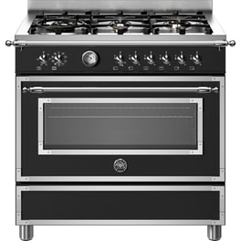 BERTAZZONI HER96L1ENET 86 Lt Μαύρο Κουζίνα Μεικτή Αερίου